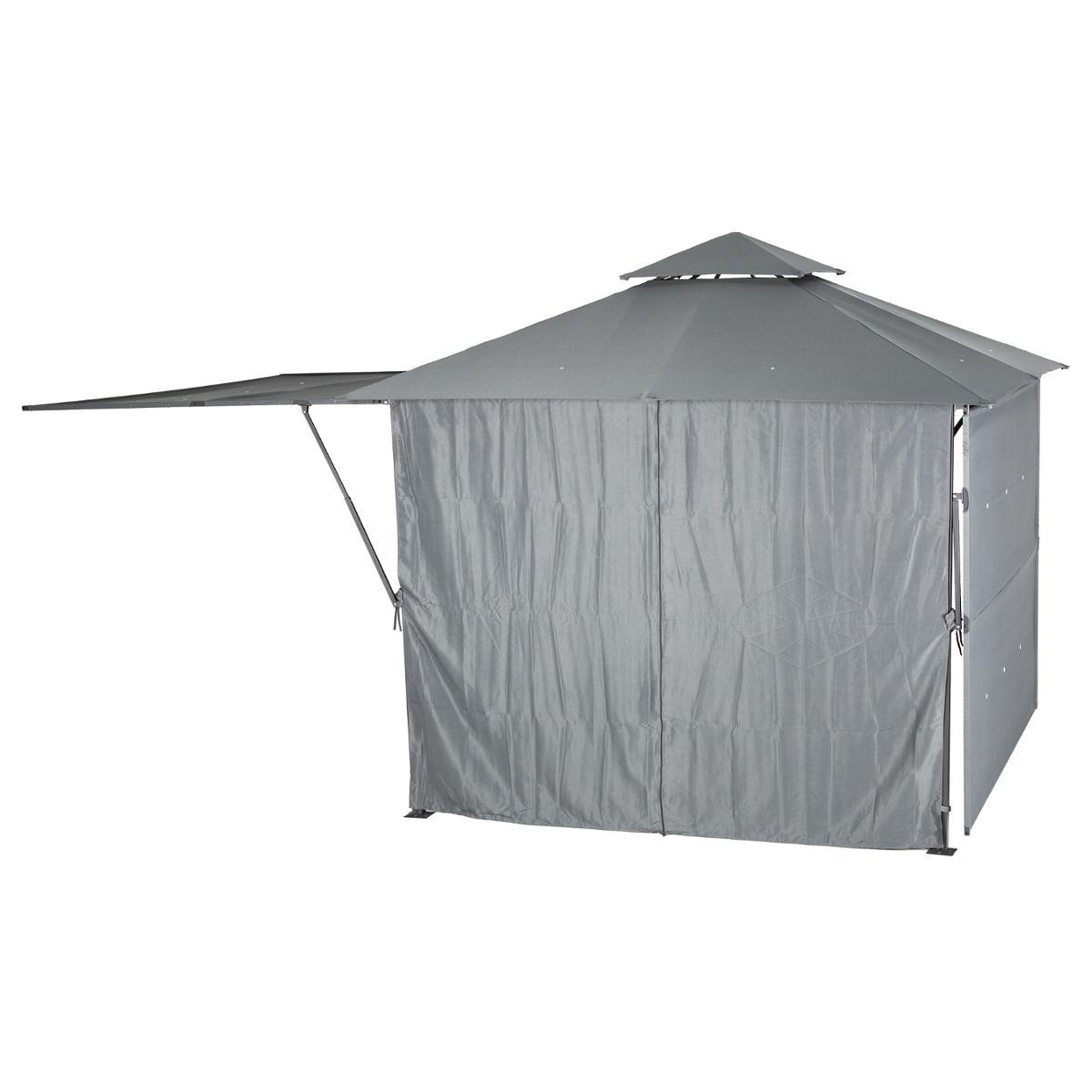 TONNELLE AMALYA 3X3M AUVENT ARDOISE