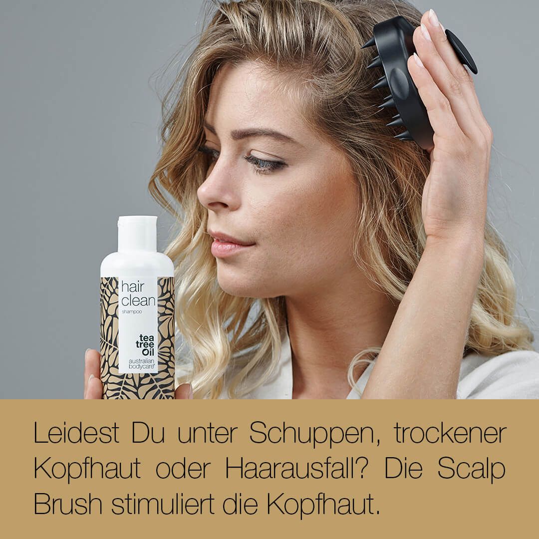 Australian Bodycare Kopfmassagebürste für trockene Kopfhaut