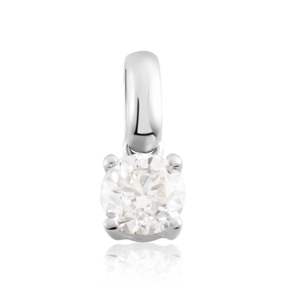 Pendentif Or Blanc Victoria Diamant