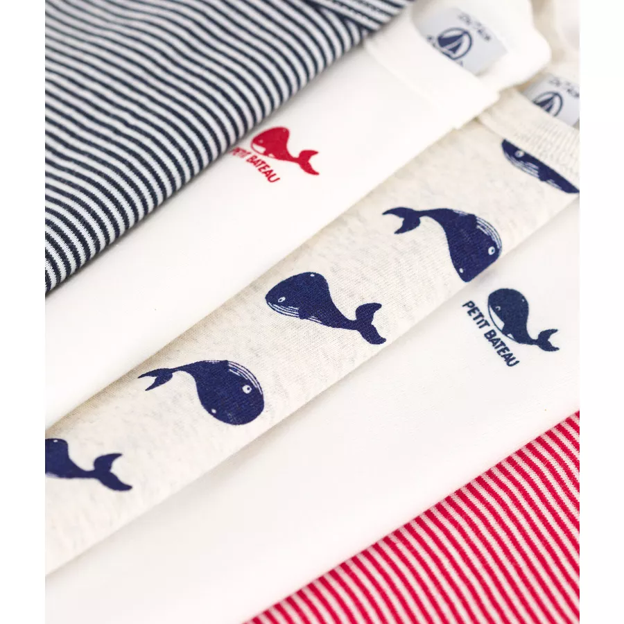 Petit Bateau Kurzarmbody 5er Pack Wal