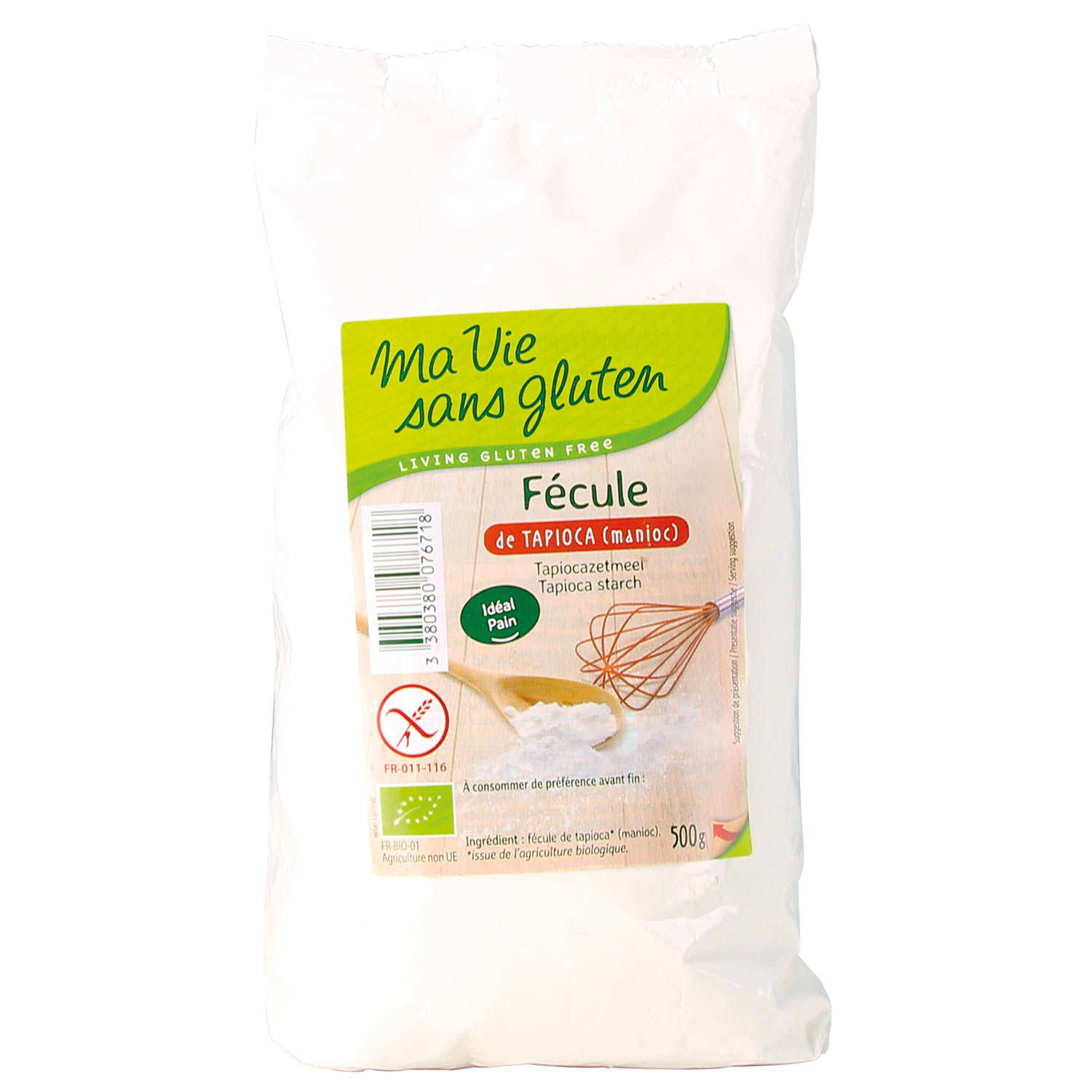 Fécule de tapioca bio (manioc)