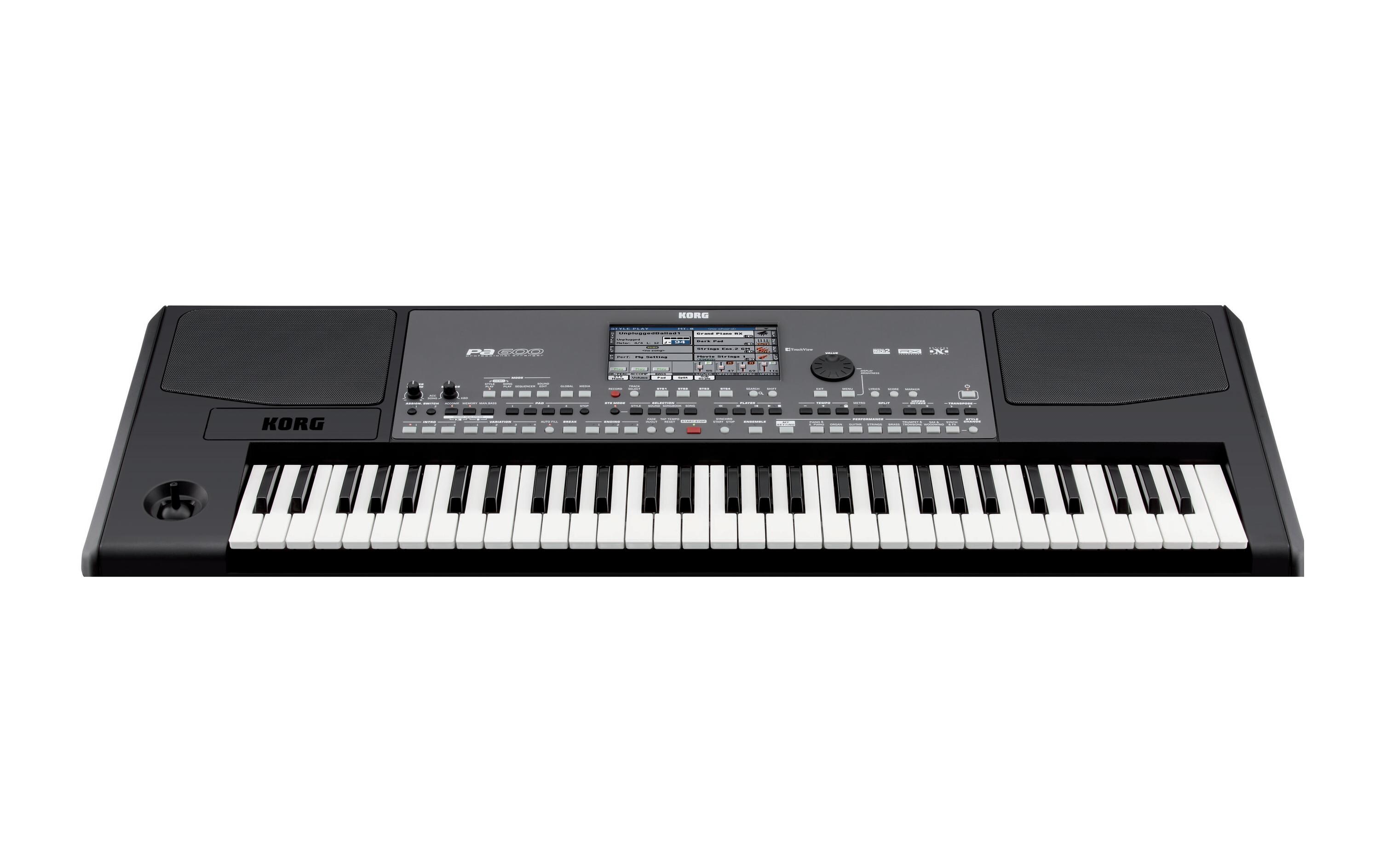 Keyboard PA600<br>Mittelklasse Modell der KORG Entertainment Keyboards