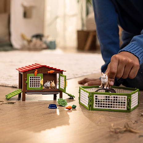 Schleich kaninbur-sæt 42728