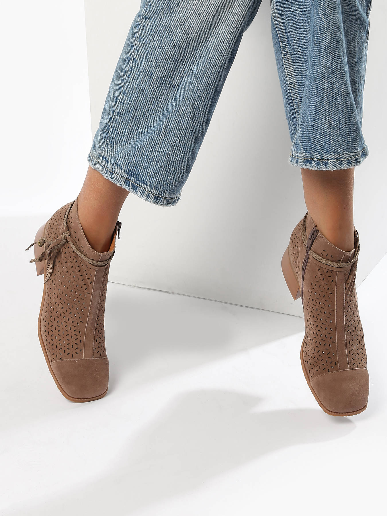 Bottines en cuir MAM'ZELLE