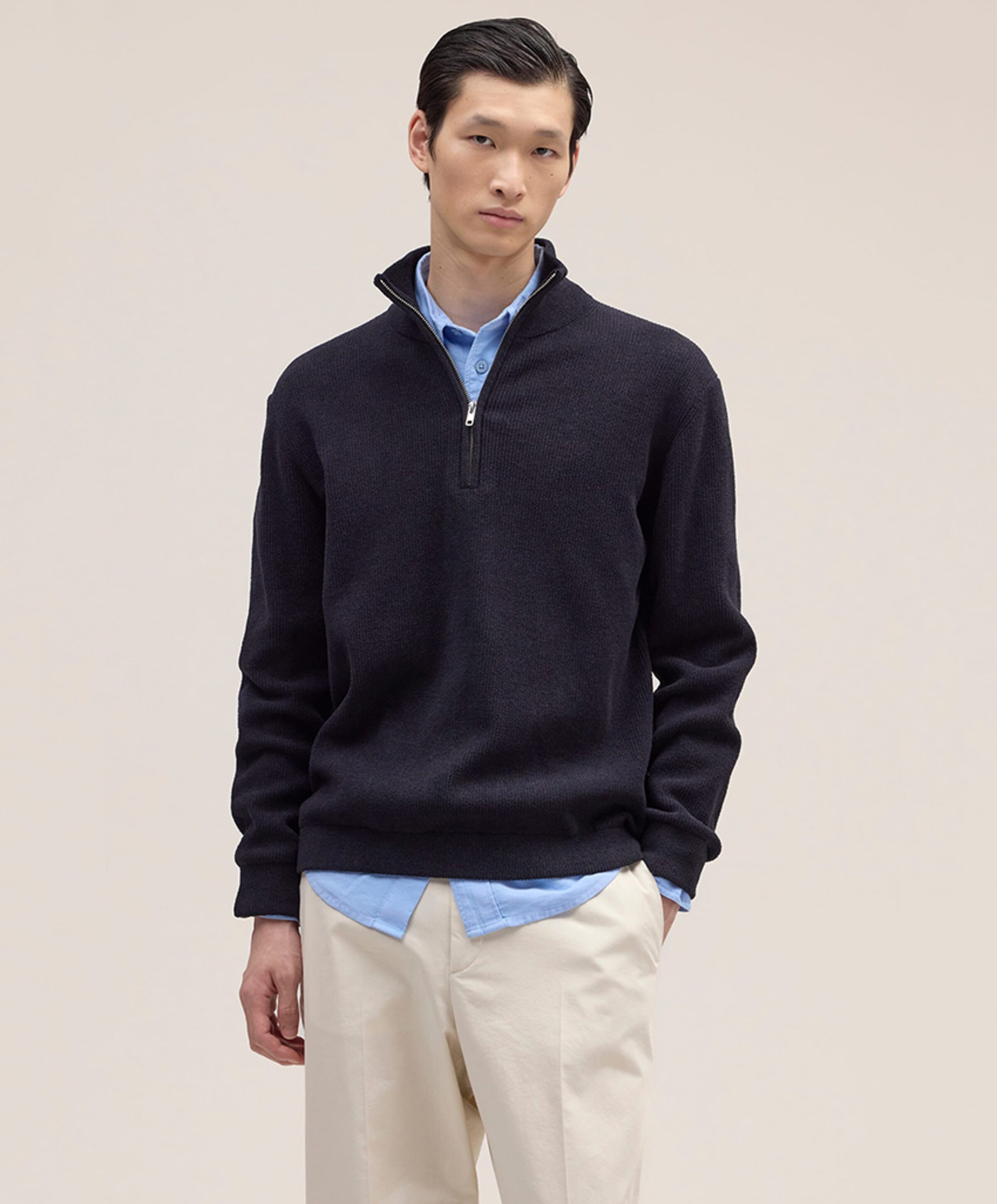 NN.07 Heren sweater blauw