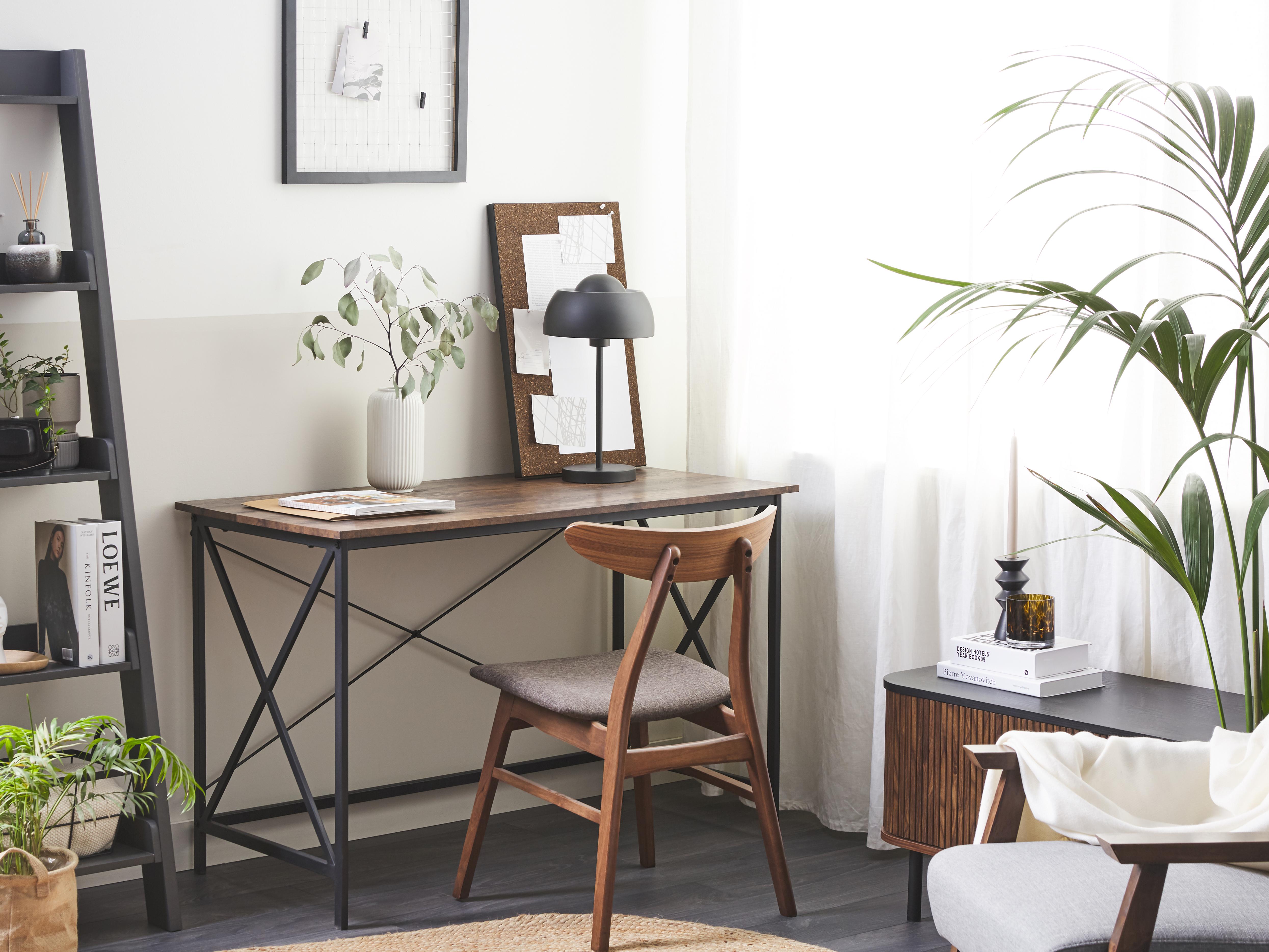 Bureau FUTON Donkerbruin 115 cm 60 cm