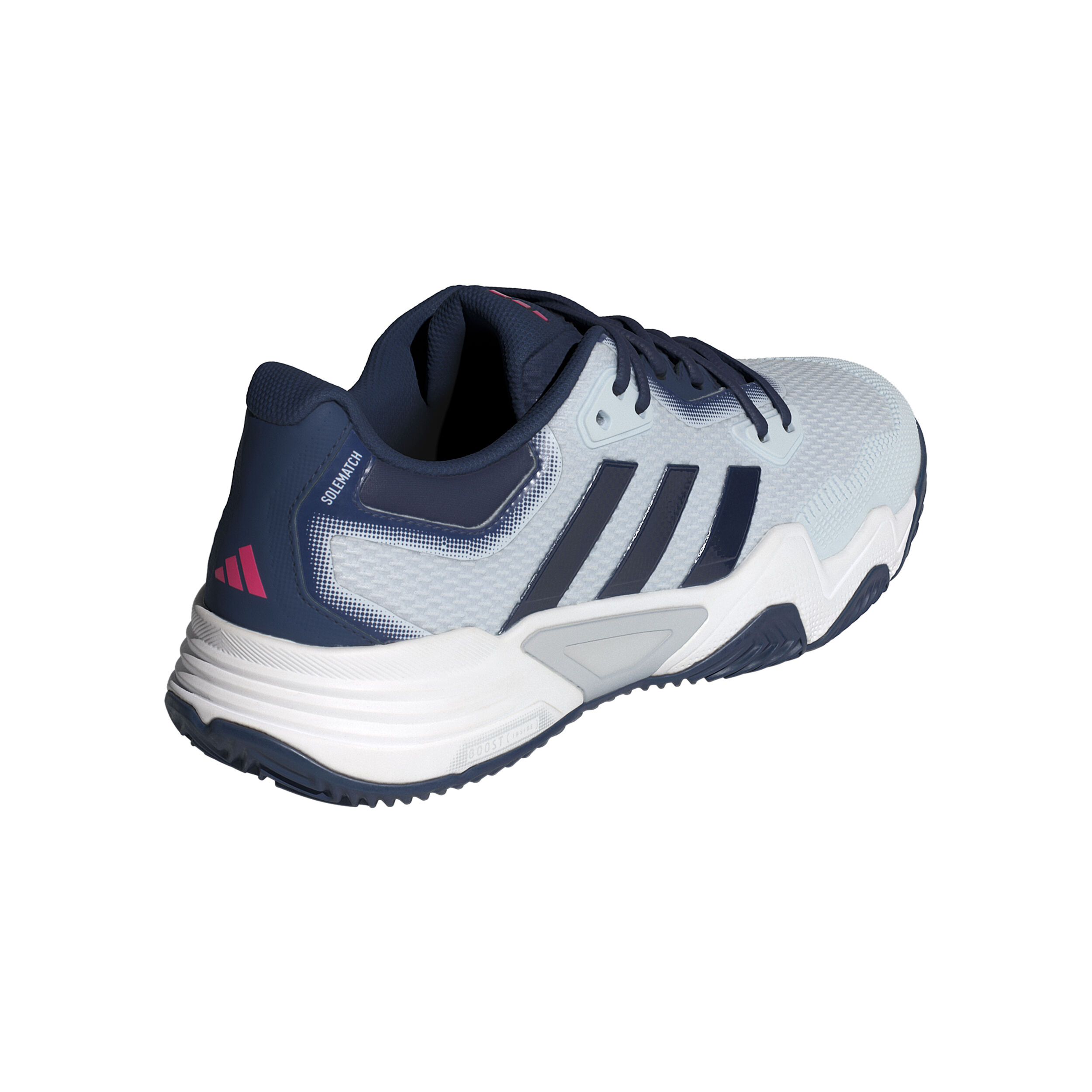 adidas Solematch Control 2 Chaussure Terre Battue Hommes - Gris Clair , Bleu Foncé
