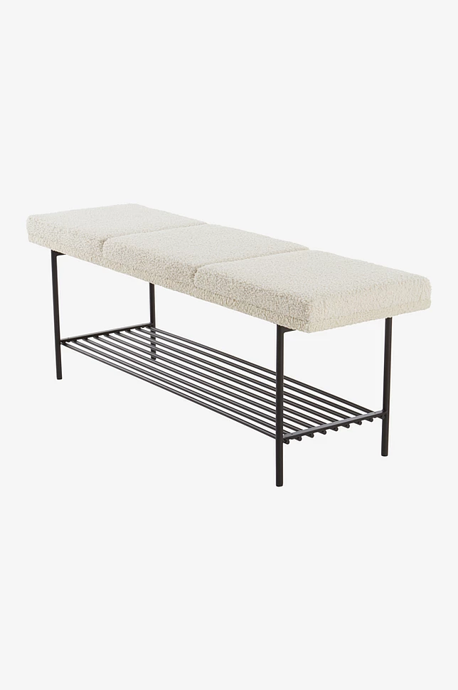 BARKLY benk med skohylle 140 cm