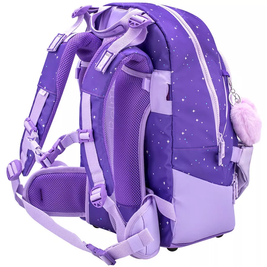 Belmil Schulrucksack 2-IN-1 Schulrucksack & Gürteltasche Dahlia