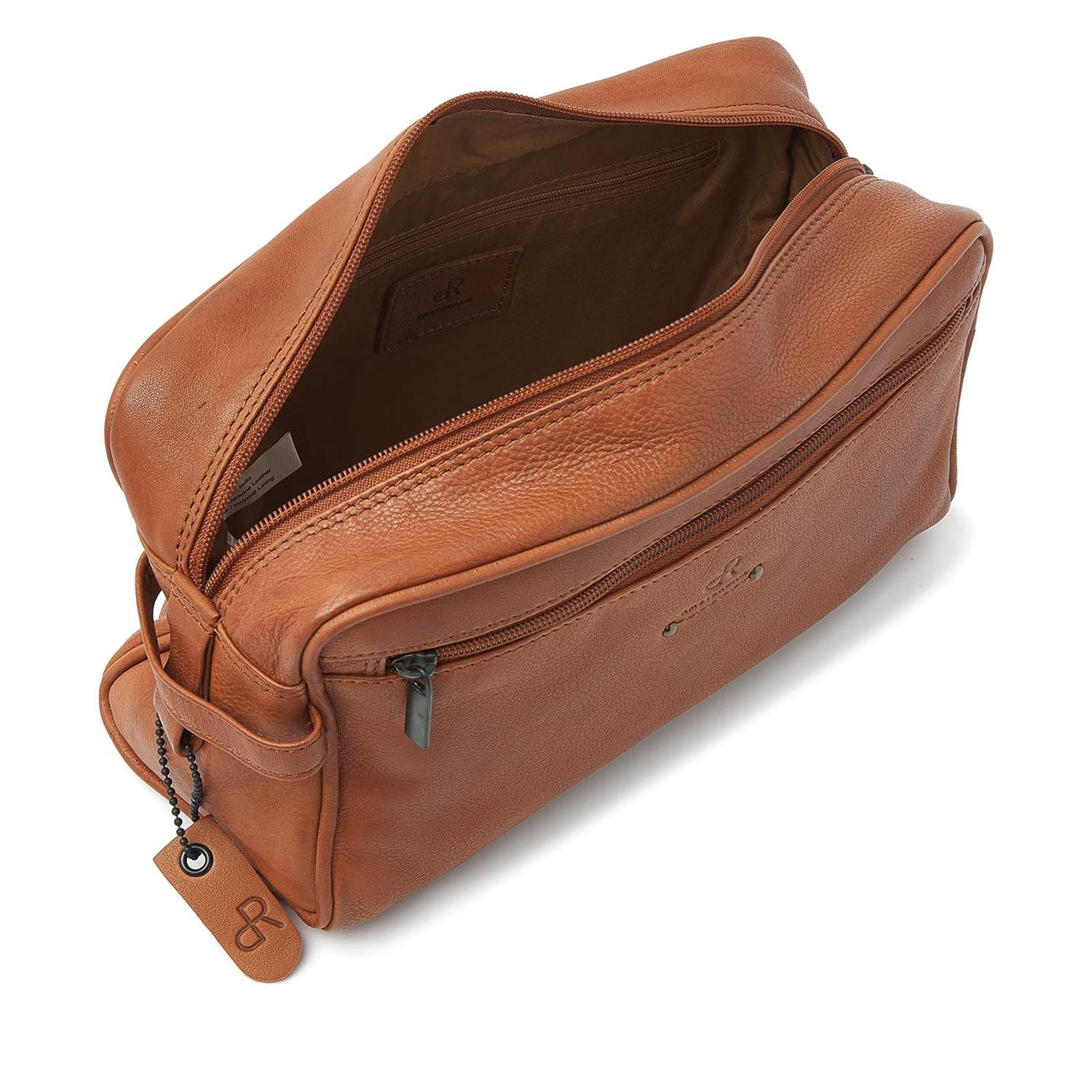 dR Amsterdam Solace Toiletbag camel