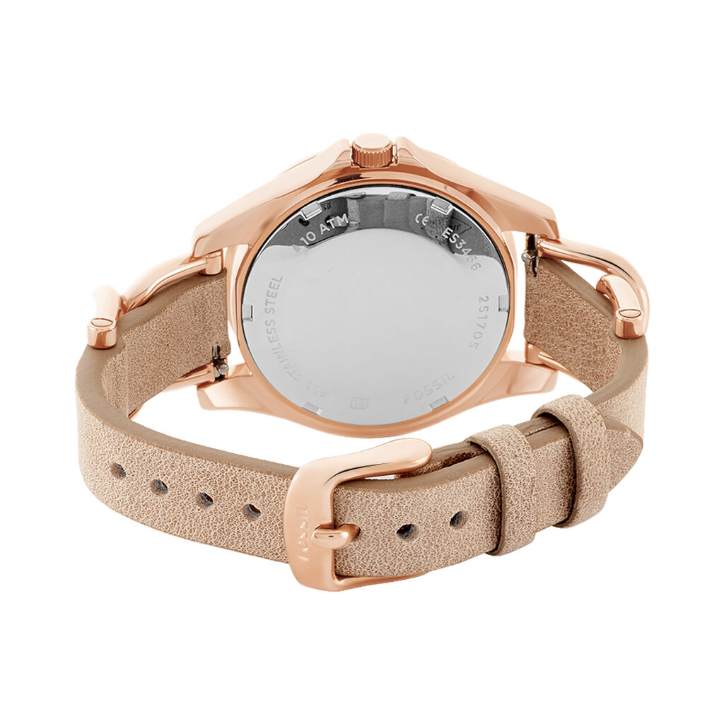 Montre Fossil Riley Beige