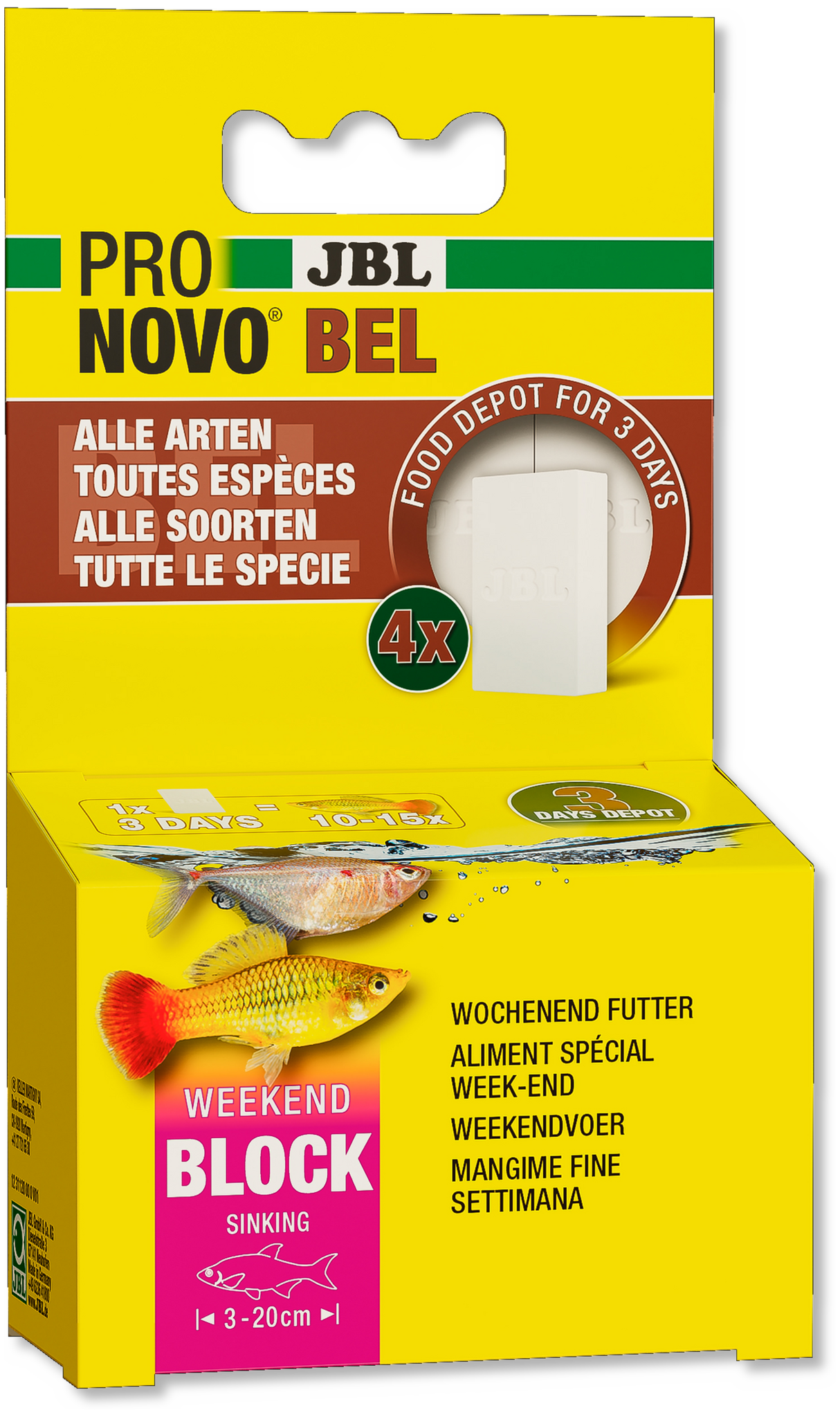 JBL Pronovo Bel Weekend | Vissenvoer meerdere dagen