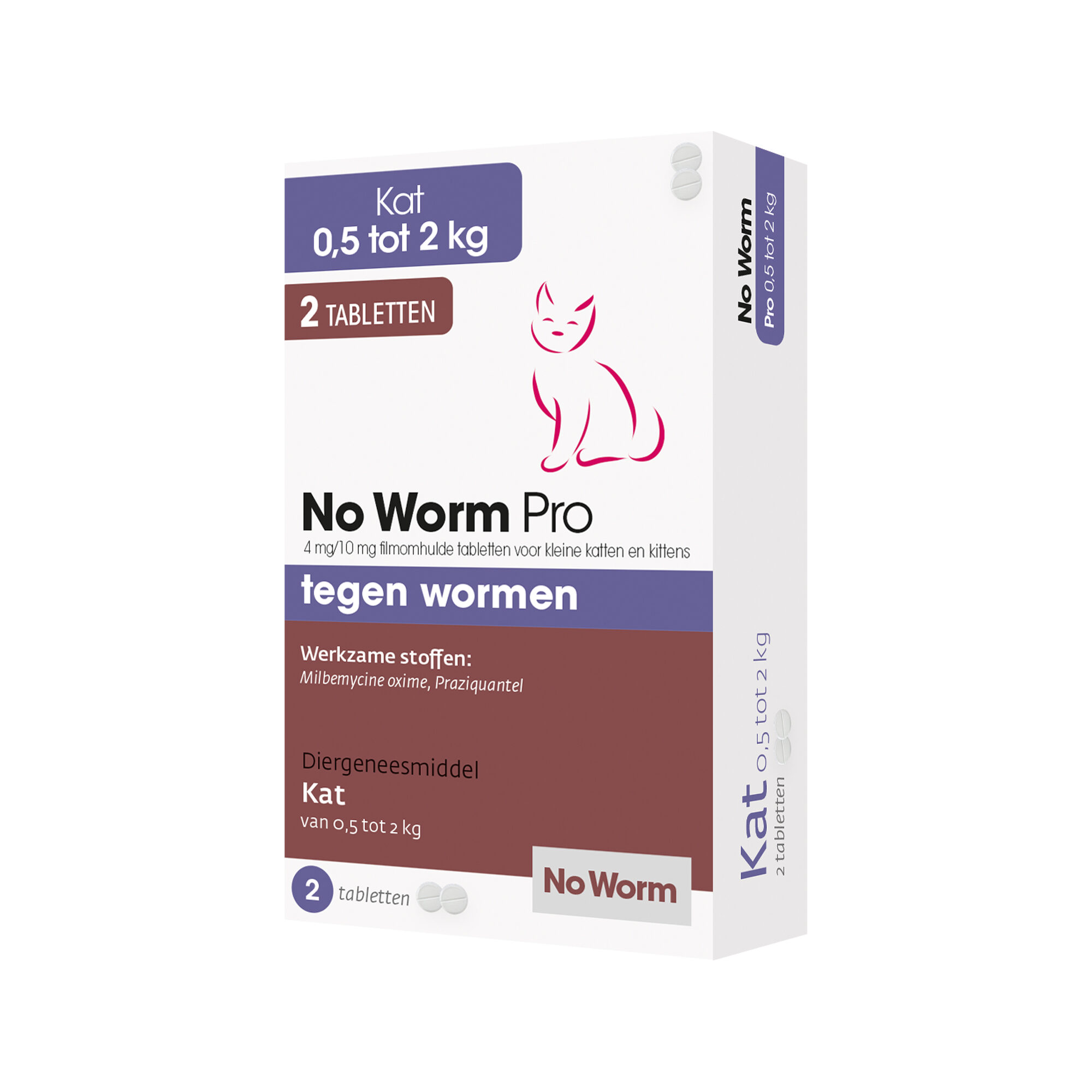 No Worm Pro Kitten & Kleine kat