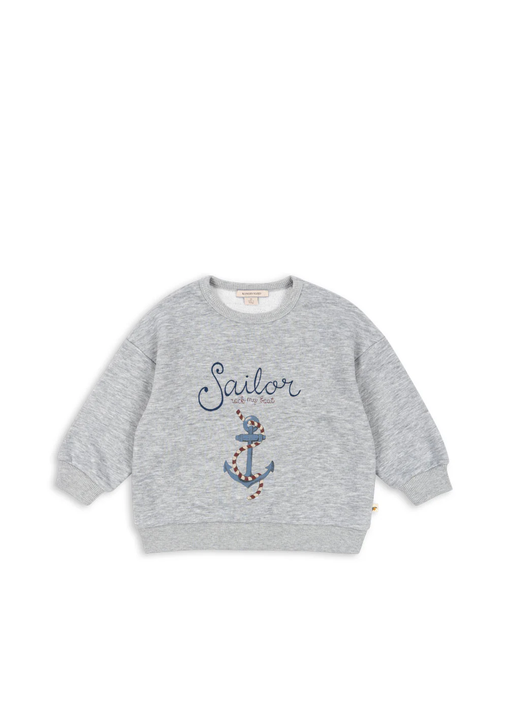 lou sweatshirt - grey melange - 12M