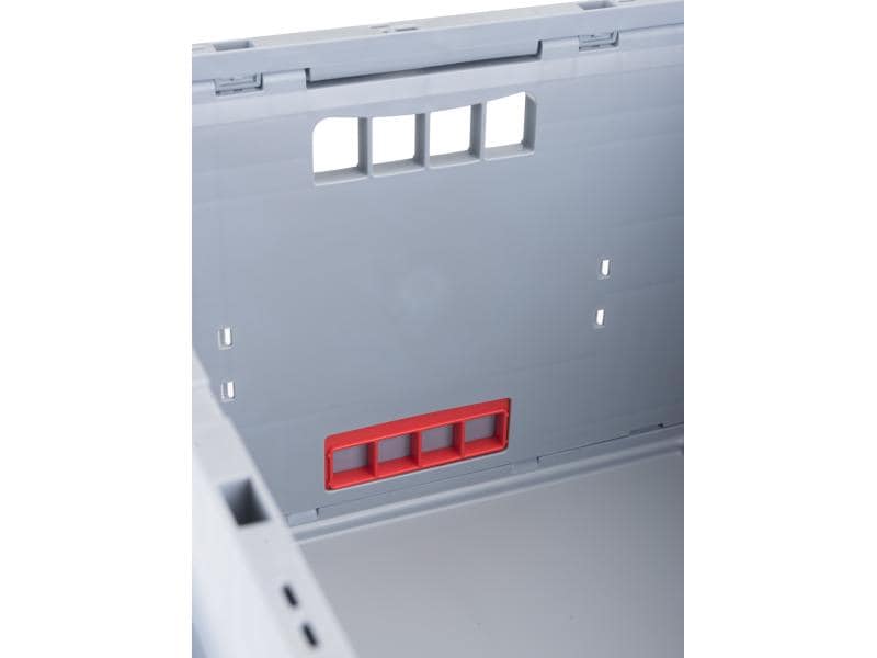 Utz Faltbox 600x400x300 Grau Mit Verriegelung, 1 Stück, grau