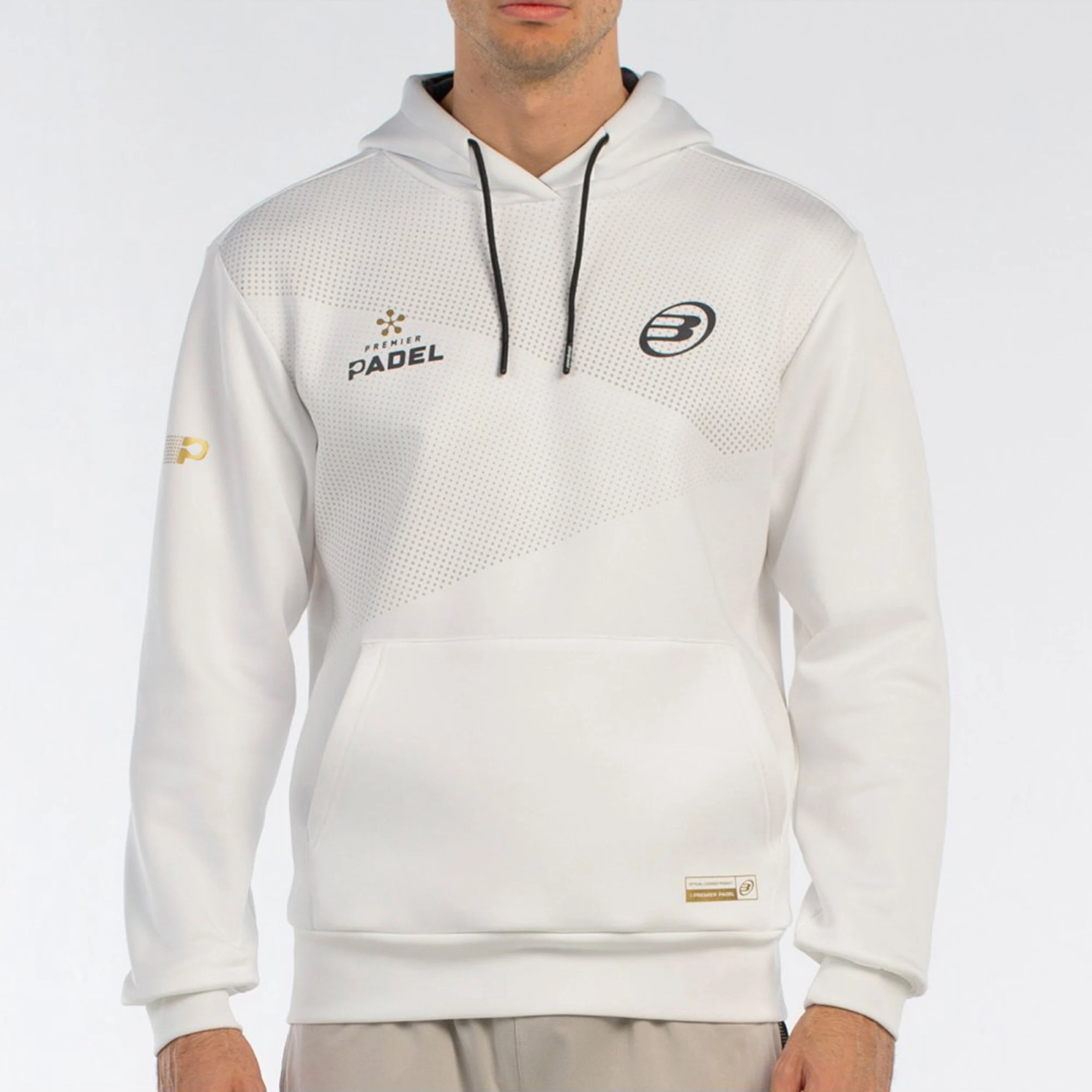 Bullpadel Baque Sweat À Capuche Hommes - Blanc
