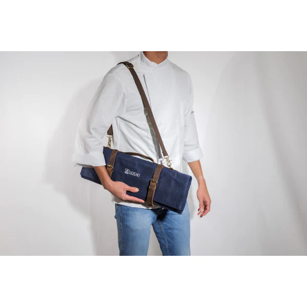 Trousse Wusaki 16 places effet bleu denim Wusaki