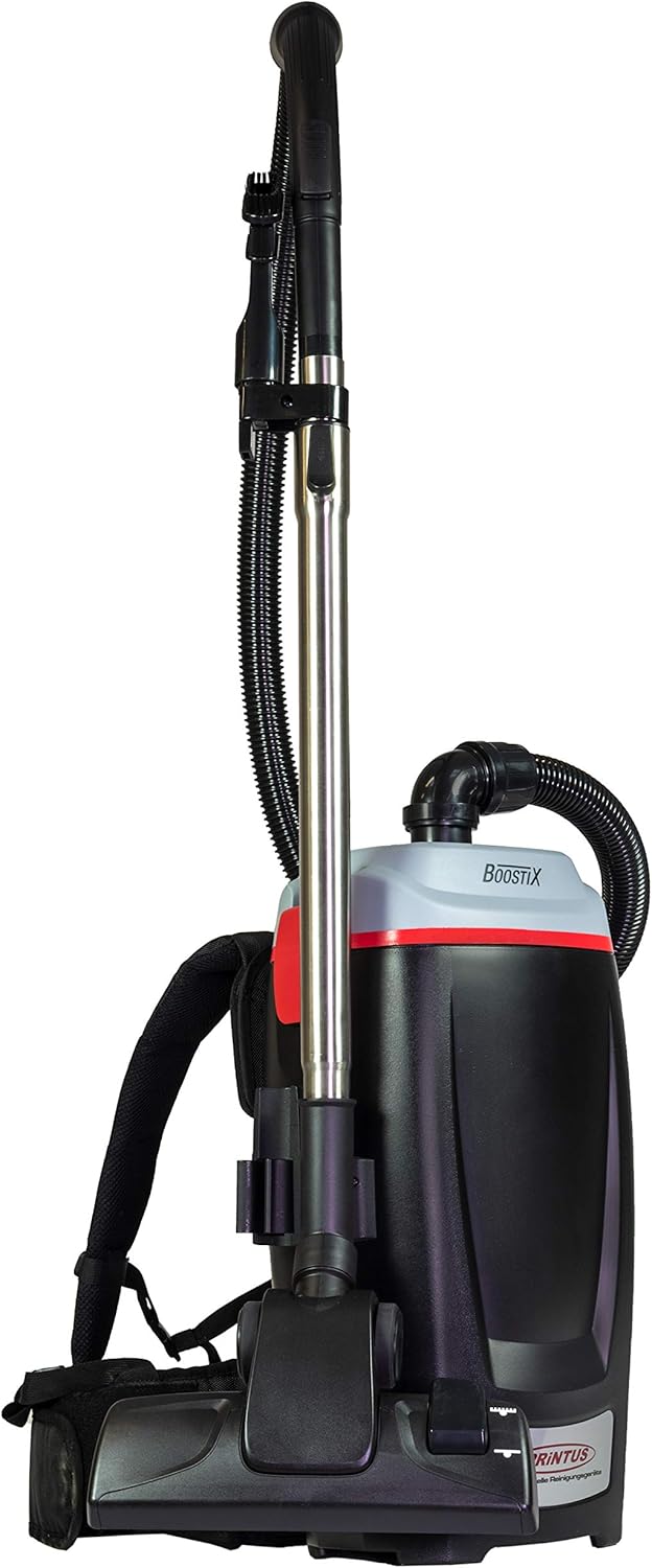 Sprintus 119001, Rucksacksauger, Schwarz, Rot, Grau, 890 W, 6 liters