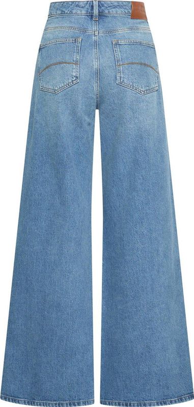 Expresso - High Waist Wide Leg Jeans - Medium Blue Denim