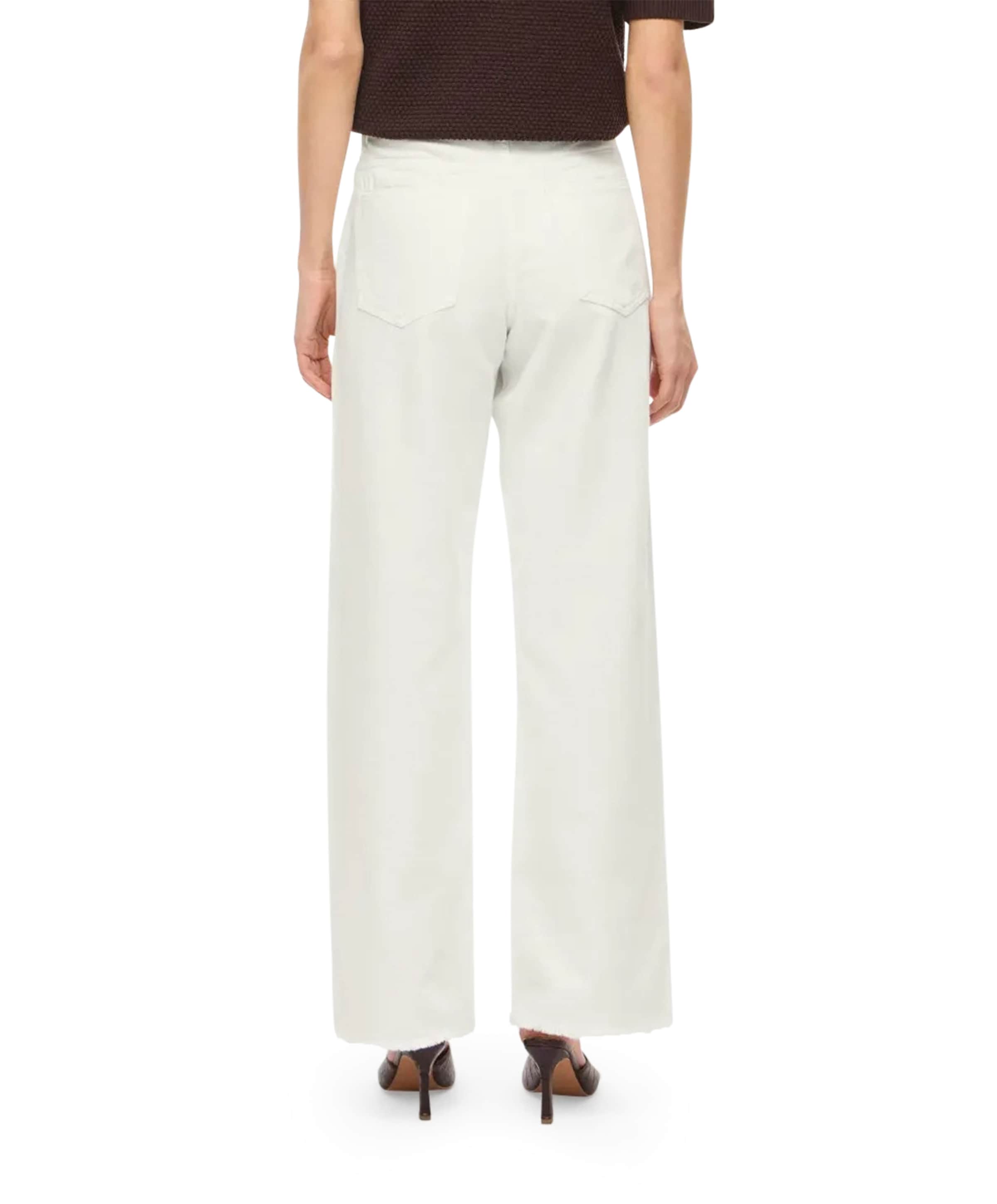 Vila VIPALMA RW WIDE WHITE PAL246 dames jeans ecru
