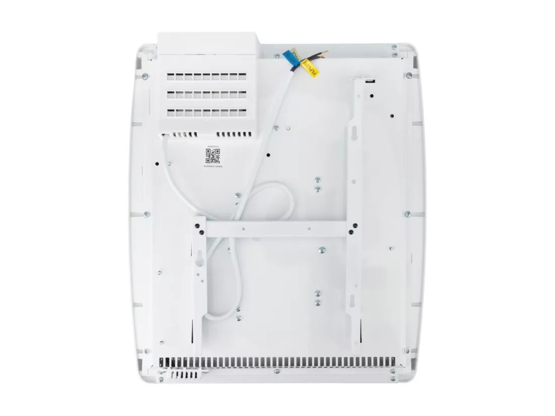 Chauffage électrique rayonnant Blanc 500W - thermostat intégré - Voltman