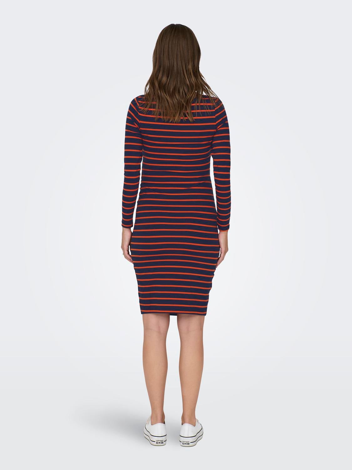 OLMREFFI Midikleid Maritime Blue