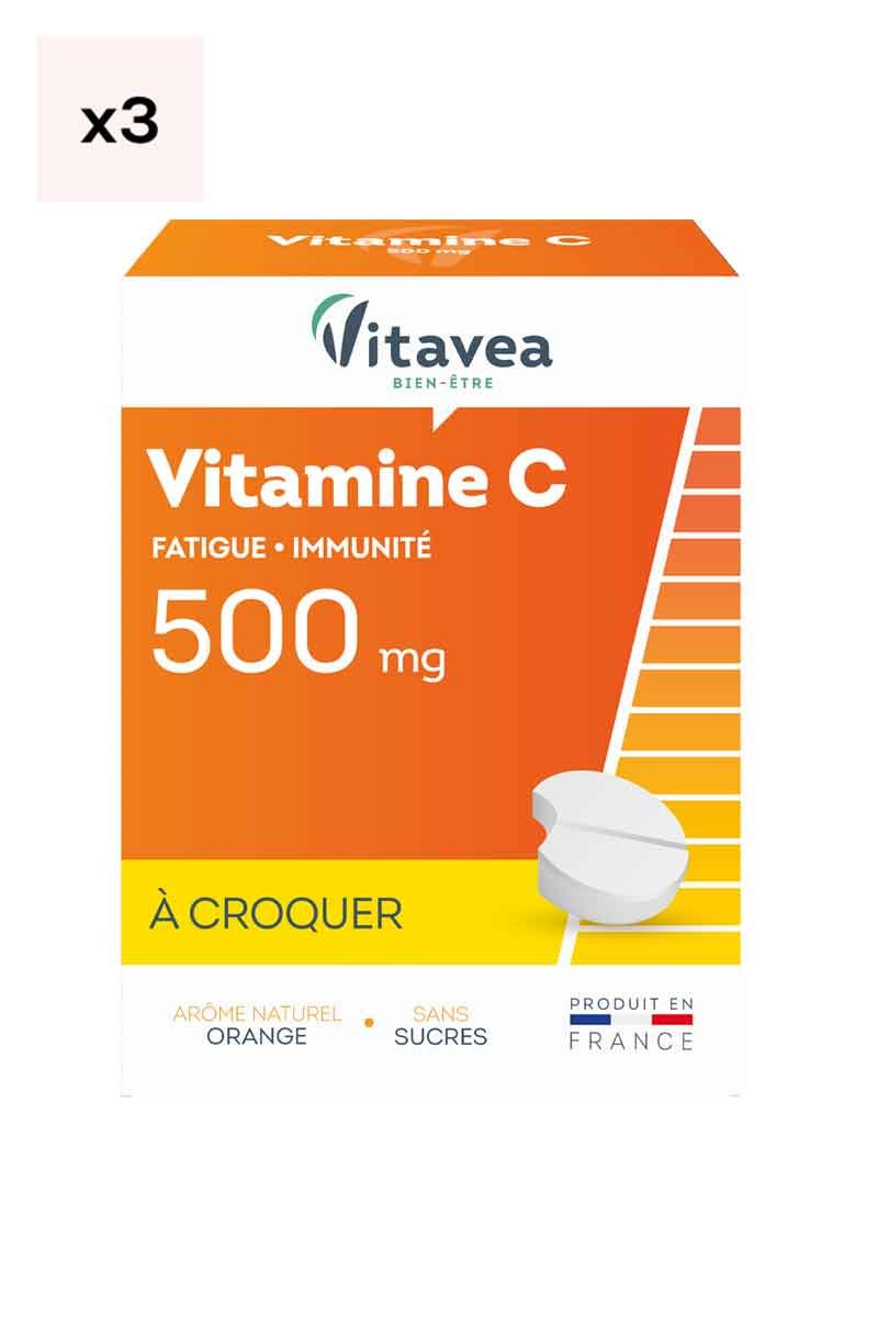 Vitamine C 500 - Orange - A croquer - 3 mois