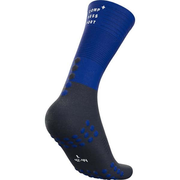 Chaussette compression COMPRESSPORT MID COMPRESSION SOCKS BLUE LOLITE