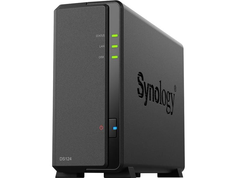 Synology NAS DiskStation DS124 1-bay Seagate Ironwolf 2 TB NAS mit 1 Laufwerkschacht