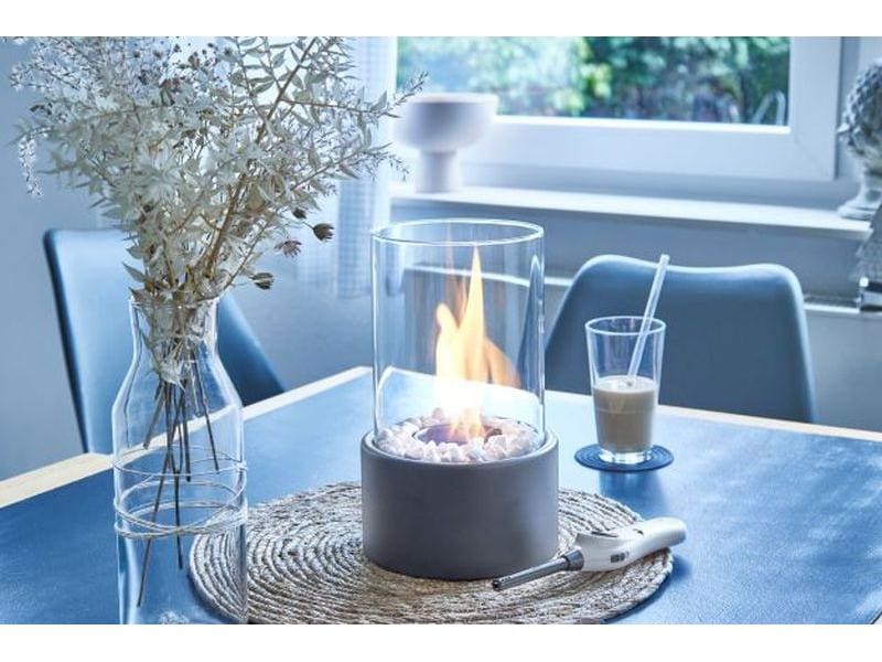 Dameco Tischfeuer für Bioethanol 16 x 26.5 cm In- und Outdoor Dekofeuer