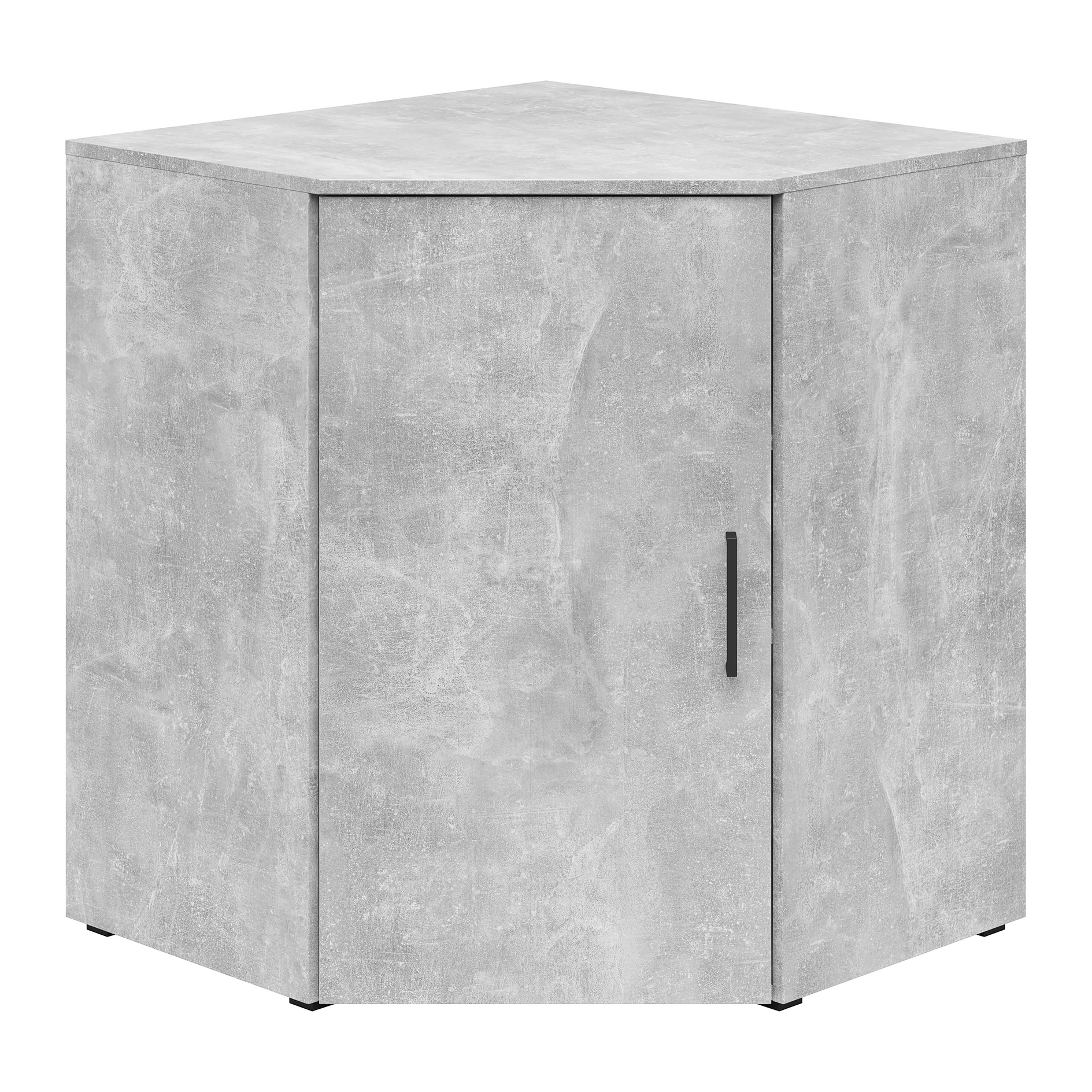 Eck-Kommode - Betonoptik - 73 cm breit
