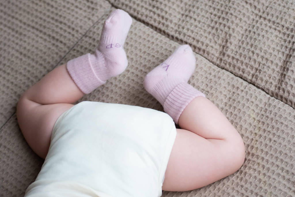 KipKep blijf-sokjes - set van 2 pastel violet/roze