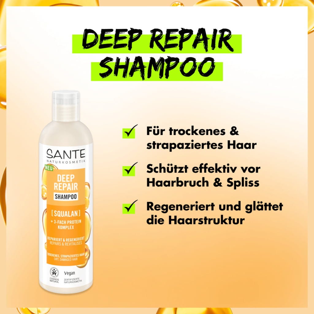Santé naturally.  Deep Repair Shampoo, 250 ml