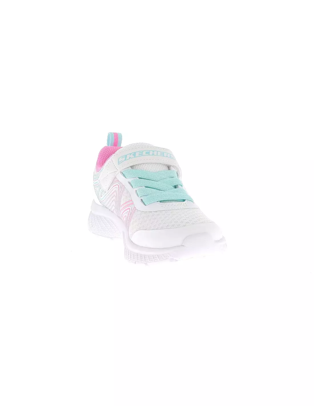 SKECHERS MICROSPEC PLUS SWIRL - Baskets Whitemulti