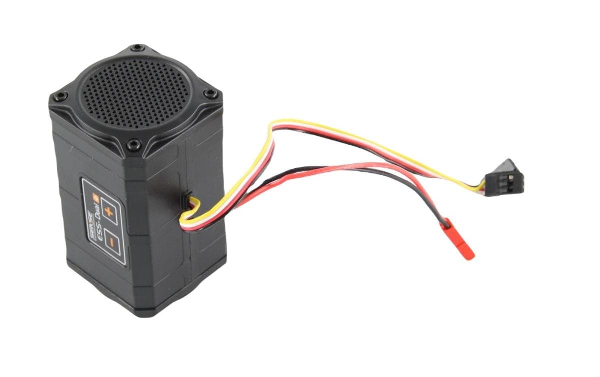 Modellbau-Soundmodul Sense Innovations ESS-Dual+<br>Motor Sound Simulator für RC Fahrzeuge