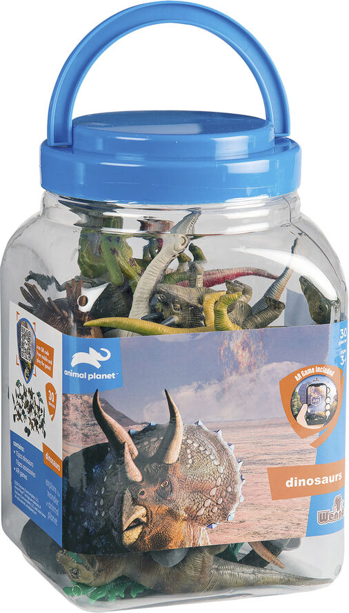 Legetøj DINO DYR 30 DELE I SPAND