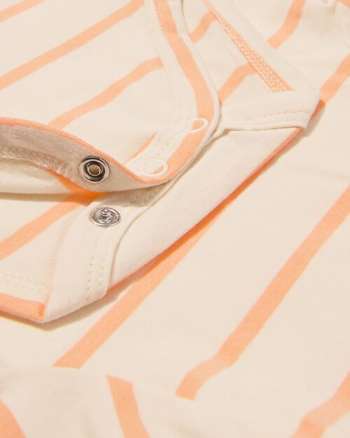 grenouillère en coton avec stretch - 3 pièces blanc cassé