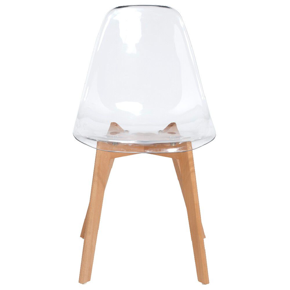 Chaise Chloé transparente x2