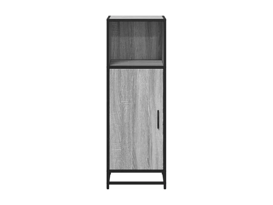 Armoire de salle de bain sonoma gris 35x37,5x100 cm