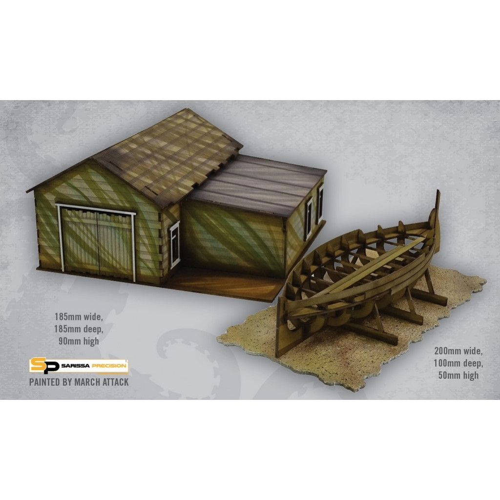 Boatbuilder’s Shed & Boat