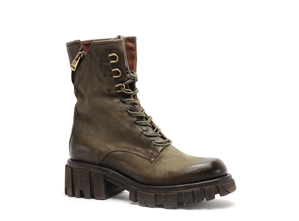 As98 air step boots bottine plates femme a82205 vert