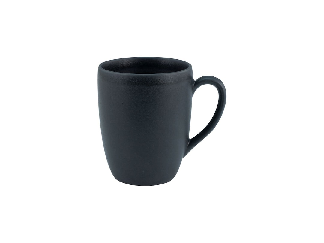 CreaTable Kaffeebecher SOFT TOUCH 6er Set 300 ml schwarz matt