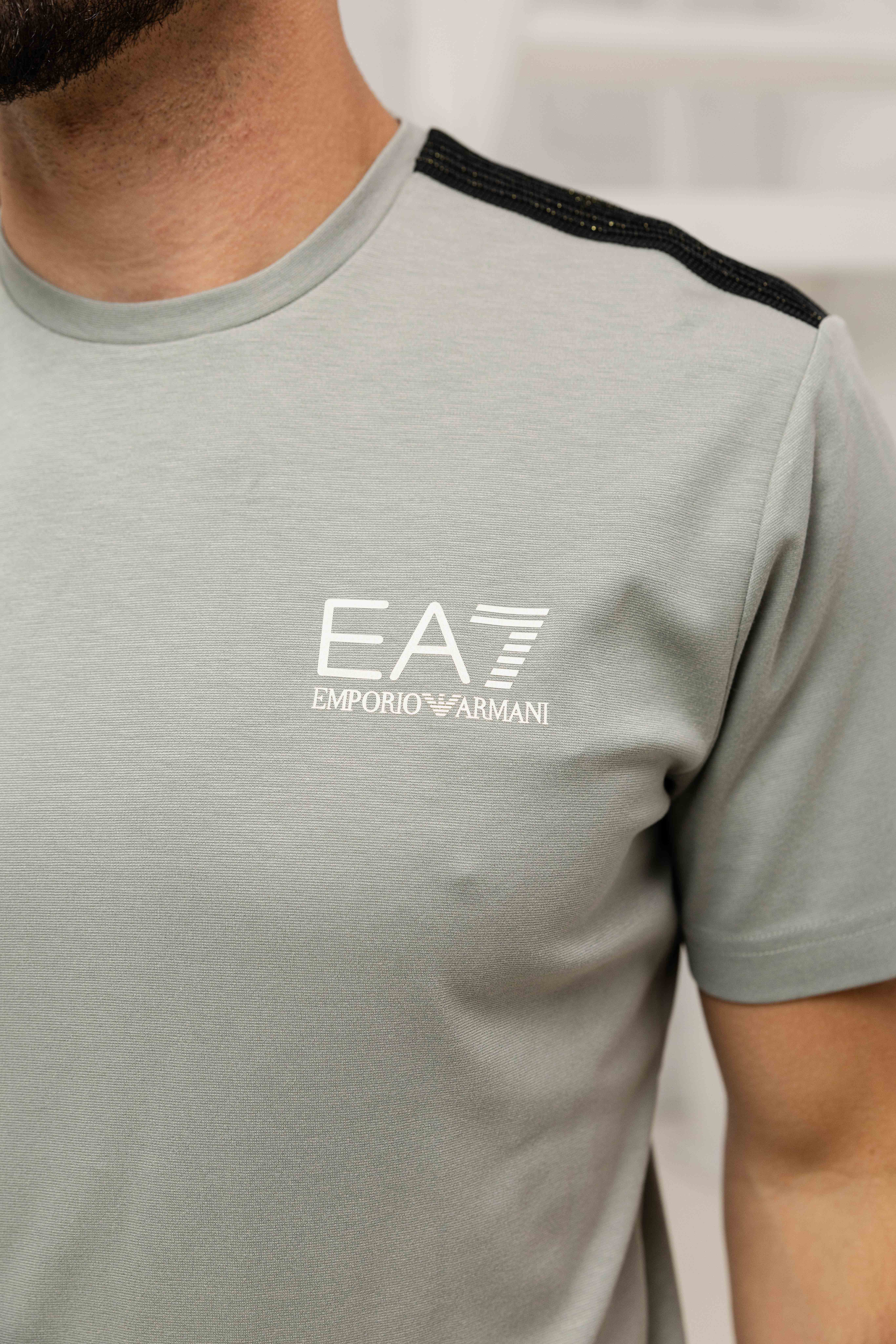 EA7 Emporio Armani 7M000299 T-Shirt Heren Lichtgroen