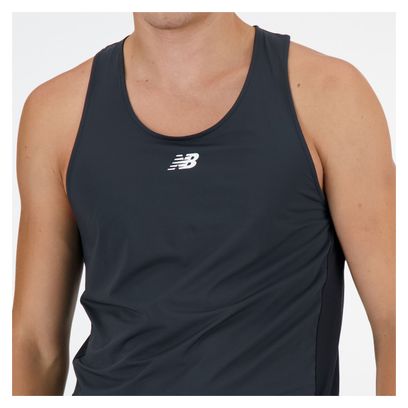 Débardeur New Balance Q Speed Jacquard Noir Homme