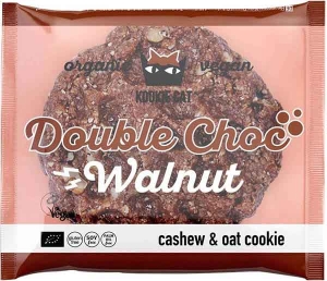 Kookie Cat Double Chocolat Walnut Cookie, 50 g
