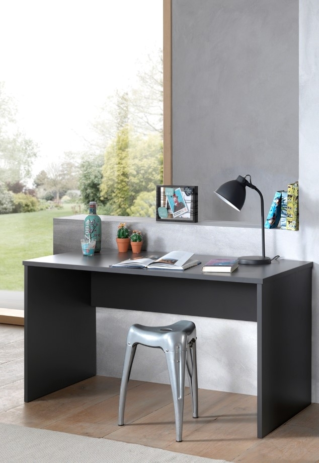3-teiliges Hochbett-Set LONDON - anthrazit - 90x200 cm
