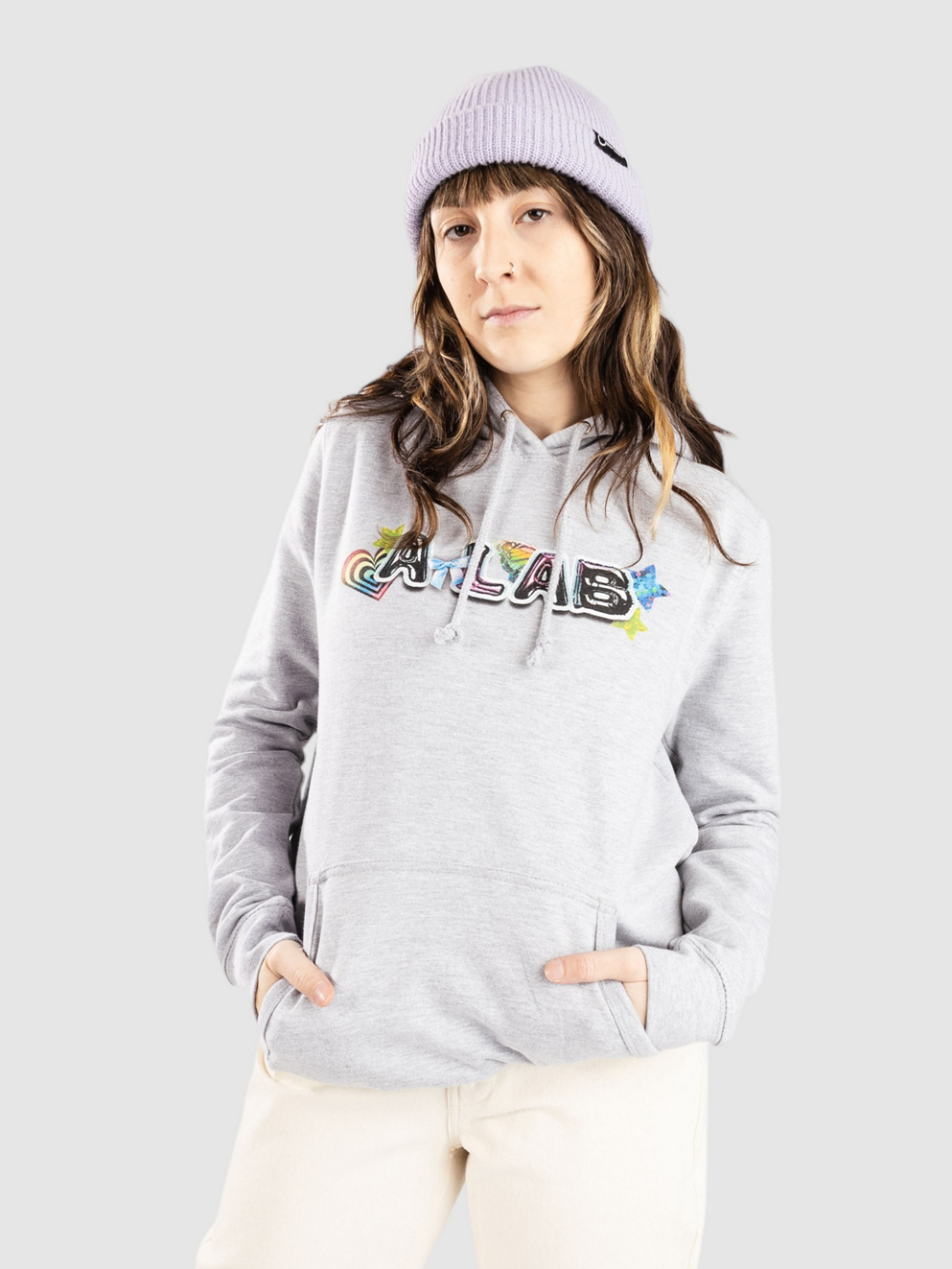 A.LAB Problematic Cutie Hoodie heather grey