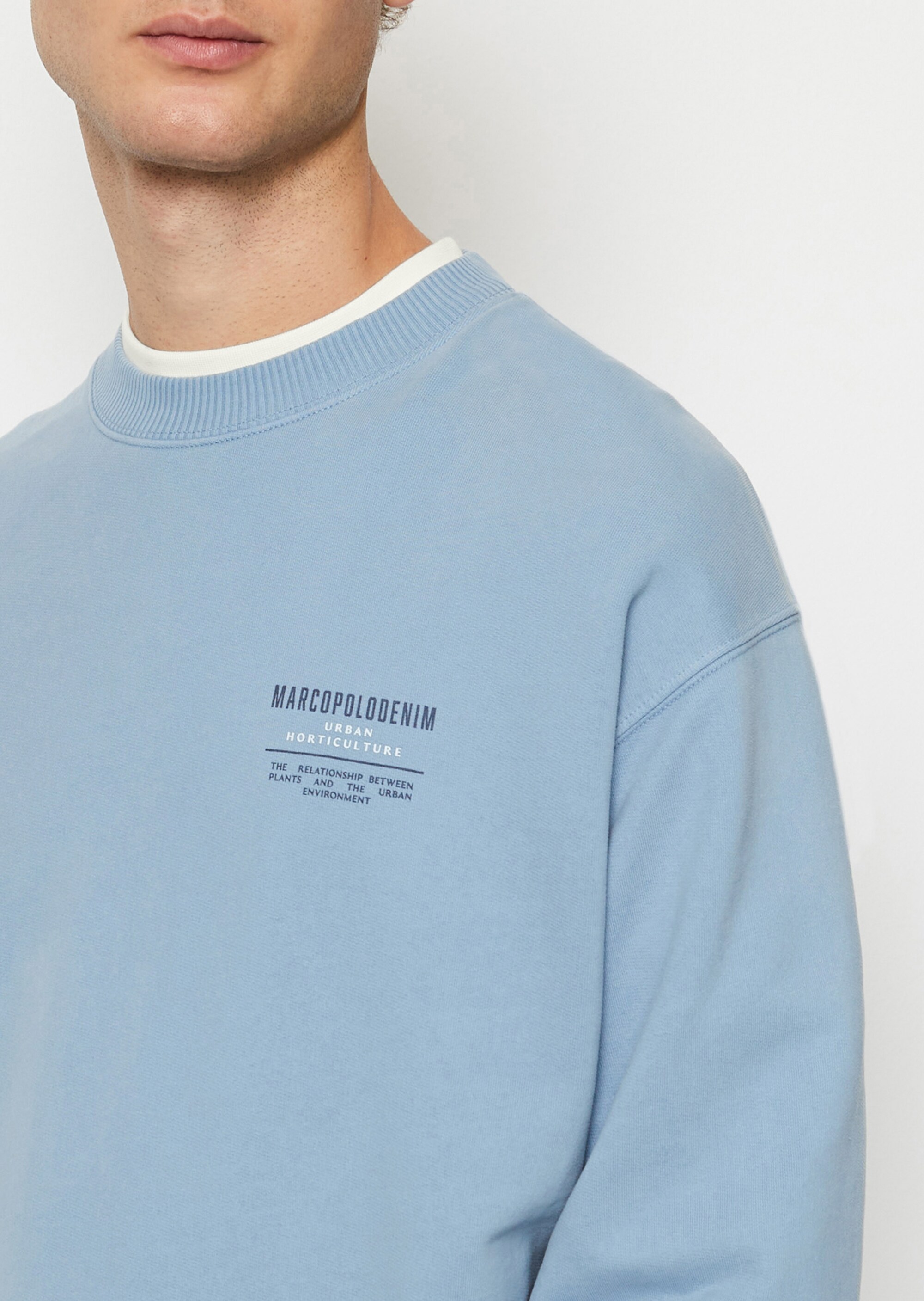 Sweatshirt relaxed mit Front- und Back-Print