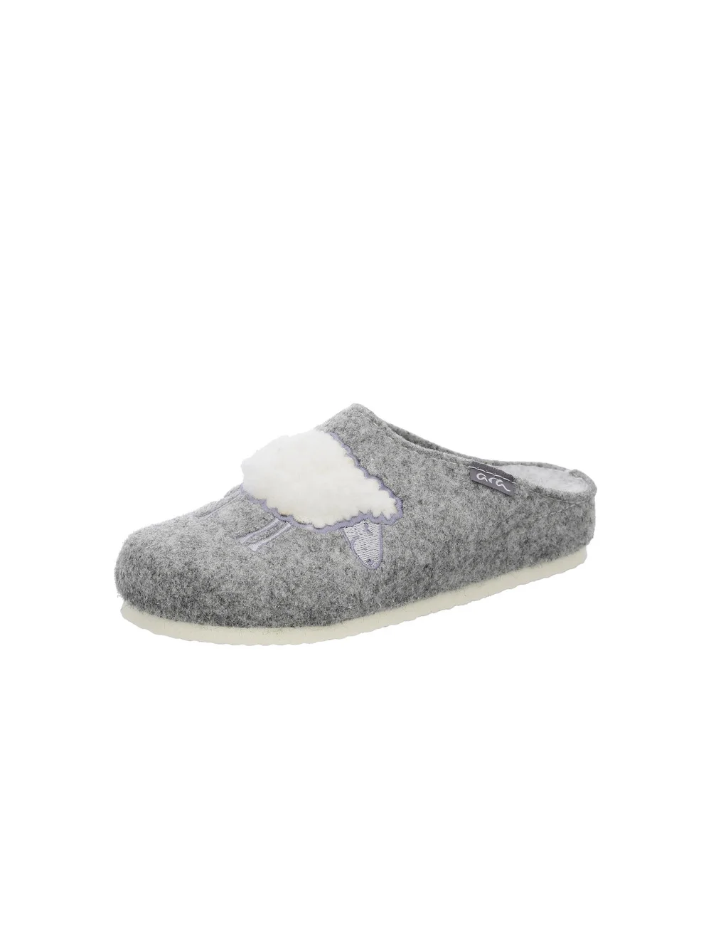 Hausschuh Cosy grau