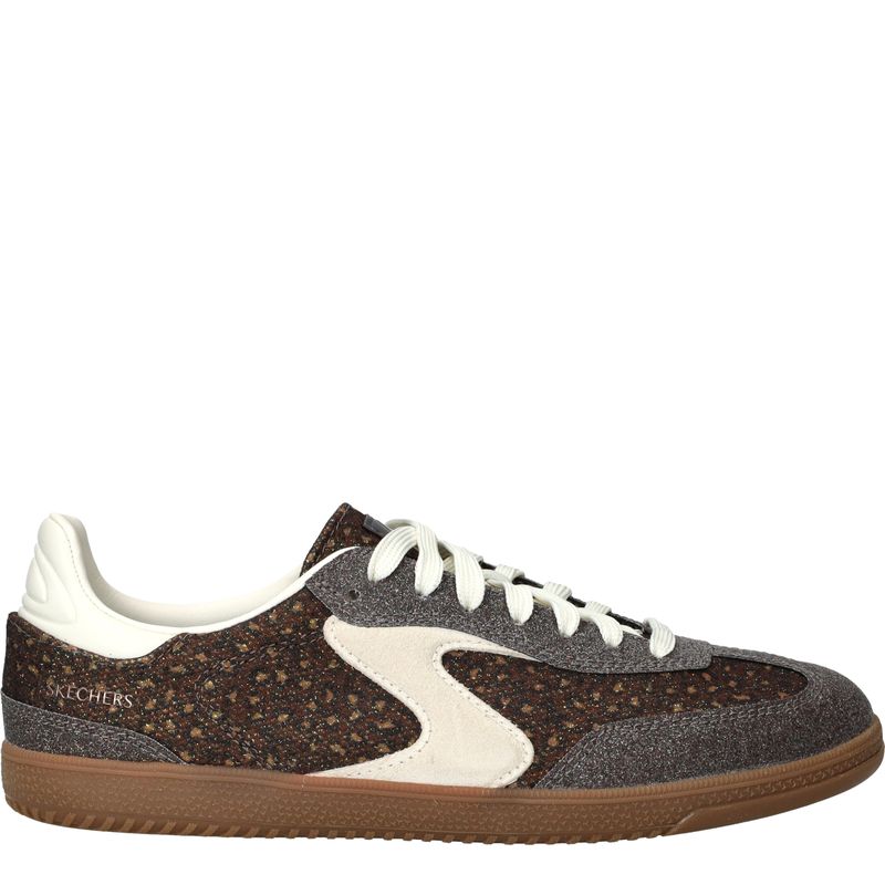 Skechers Hotshot Leopard Magic Sneakers Bruin Dames